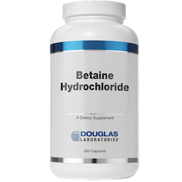 Betaine Hydrochloride 250 Capsules