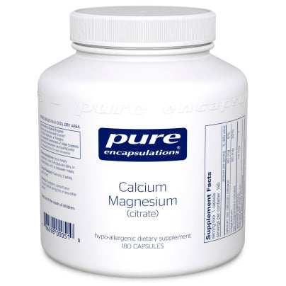 Calcium Magnesium Citrate 180 Capsules
