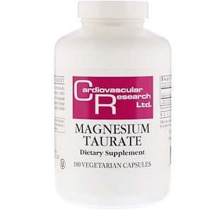 Magnesium Taurate 180 Vegan Capsules