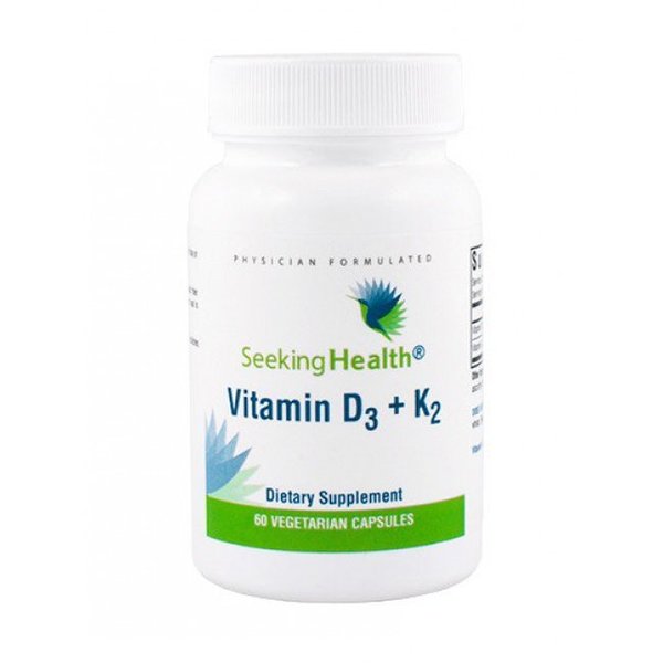 Vitamin D3 K2 60 Vegan Capsules