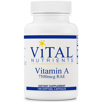Vitamin A 7500mcg 100 Gels